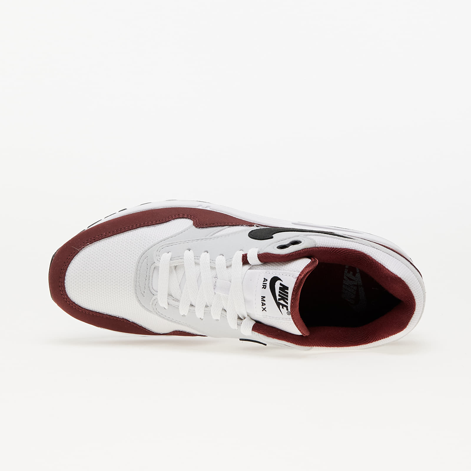 Men s shoes Nike Air Max 1 White Black Dark Team Red Pure Platinum Footshop