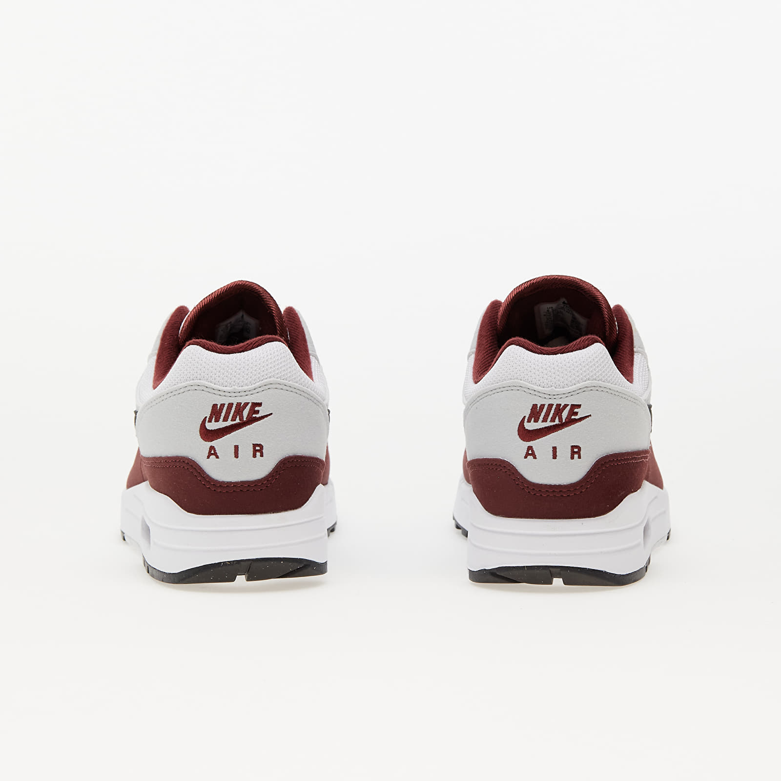 Men's shoes Nike Air Max 1 White/ Black-Dark Team Red-Pure Platinum