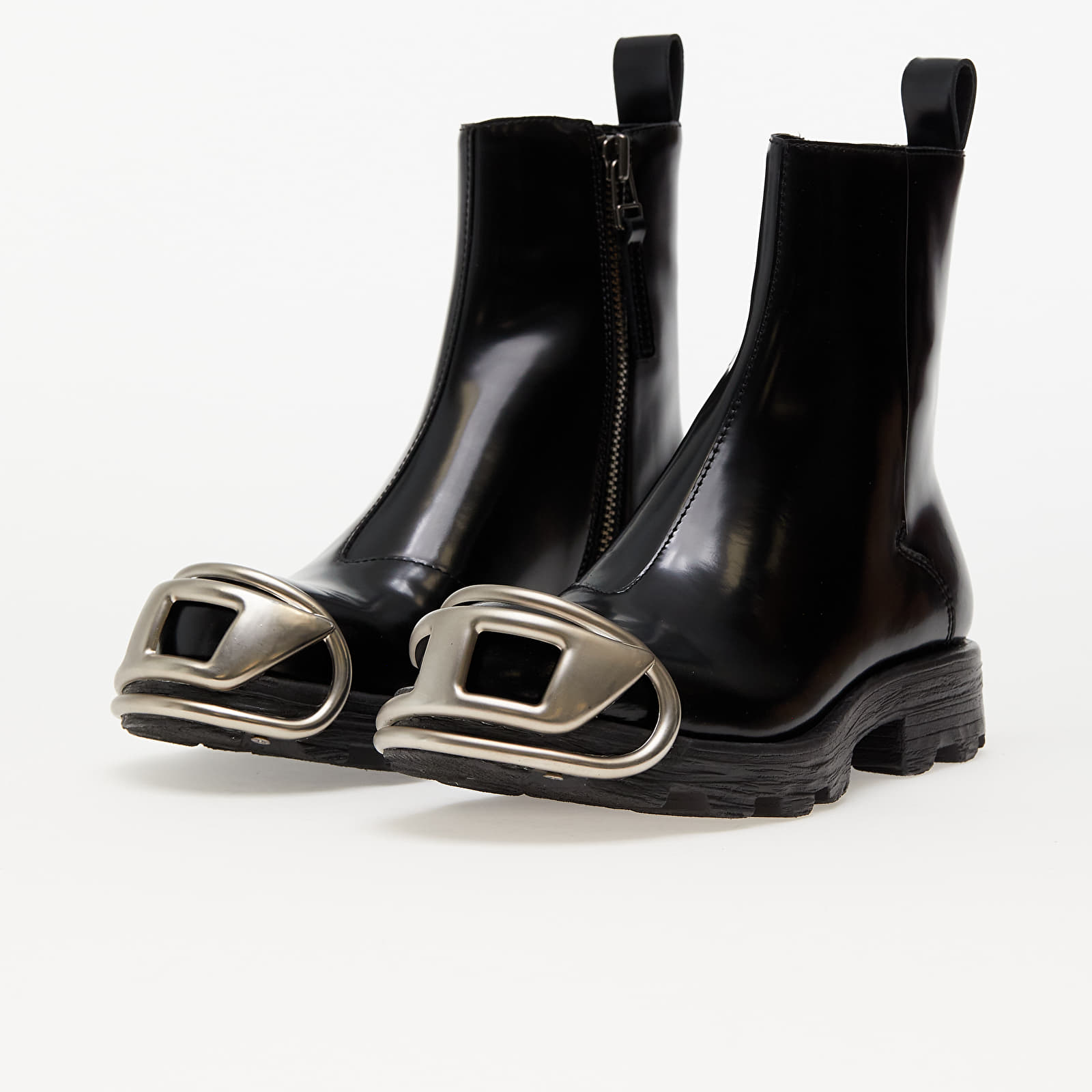 Men s shoes Diesel D Hammer Bt Zip D Boots Black Footshop