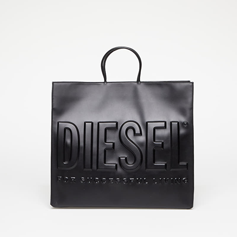 Handbags Diesel Dsl 3D Tote Ew X Shopping Tote Bag Black