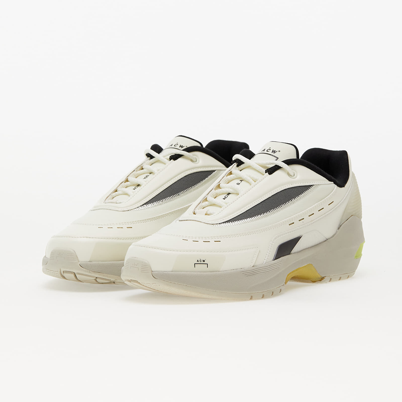 Men's shoes A-COLD-WALL* Vector Runners Bone/ Volt Yellow