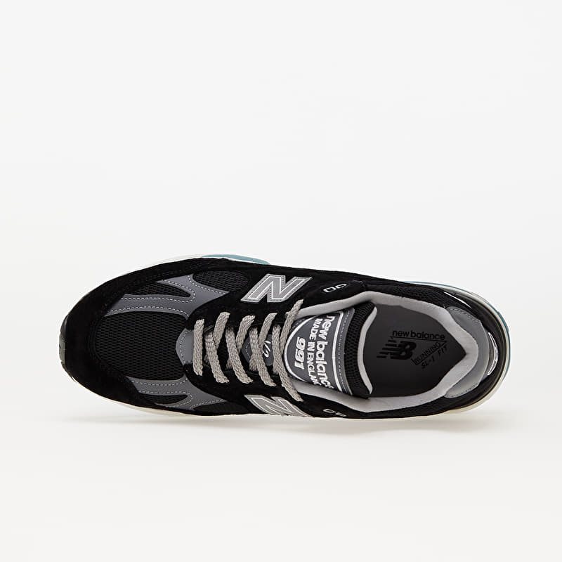 New Balance 991 Black Silver ニューバランス New Balance 991 Made in UK Black/ Smoked Pearl/ Silver Bk2 | Footshop