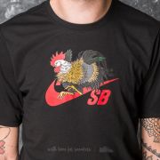 T shirts Nike SB Rooster Tee Black Footshop