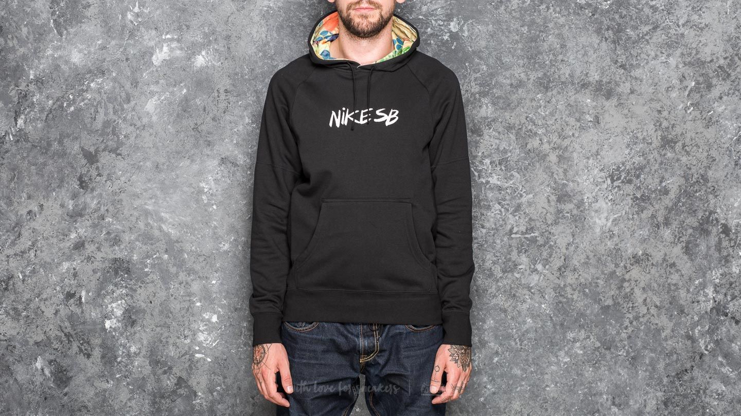 Hoodies and sweatshirts  Nike SB Dry Everett Quilt Hoody Black
