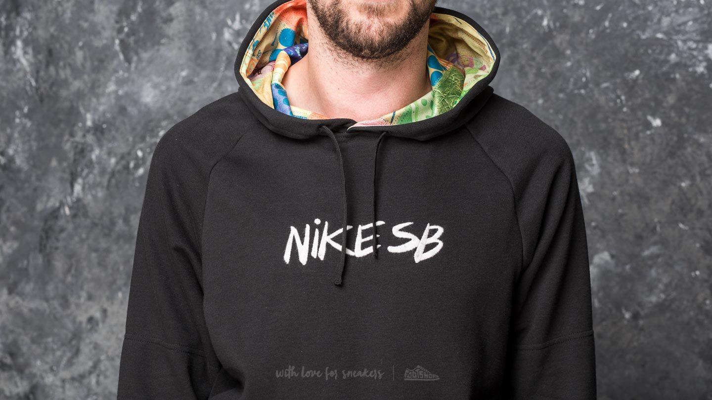 Hoodies and sweatshirts  Nike SB Dry Everett Quilt Hoody Black