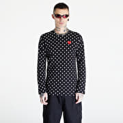 Comme des Garçons PLAY Heart Logo Long Sleeve Tee UNISEX Black