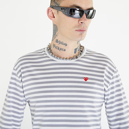 LGB Naked Heart グレー タンクトップ Comme des Garçons Play Red Heart Zip Hoodie in Gray | SVD USA