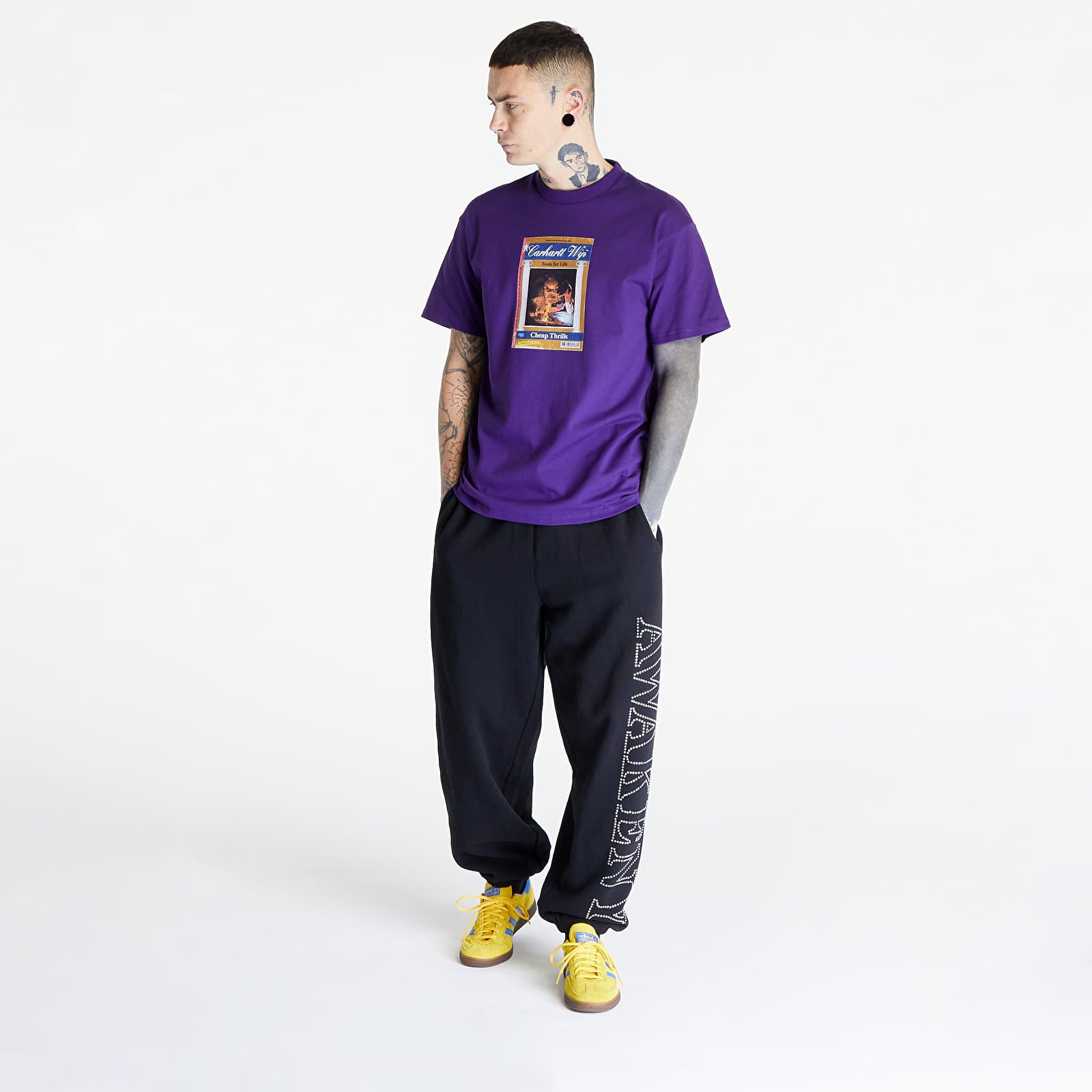 Koszulki Carhartt WIP S/S Cheap Thrills T-Shirt UNISEX Tyrian