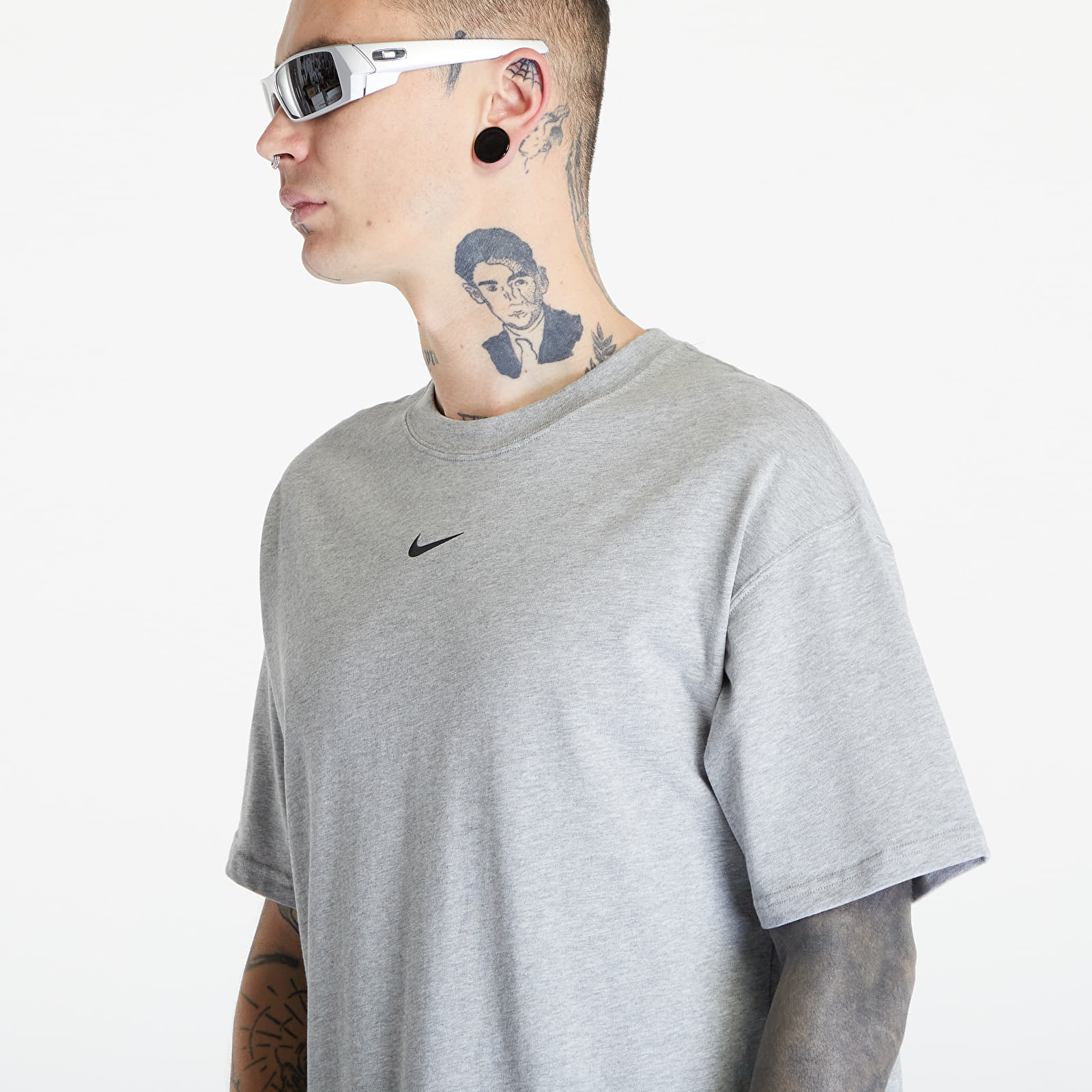 T-shirts Nike x NOCTA M NRG CS Short Sleeve Tee Dark Grey Heather/ Matte Silver/ Black