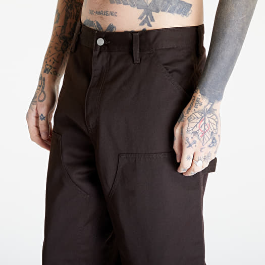 Pants Carhartt WIP Double Knee Pant UNISEX Tobacco Rinsed (I032963