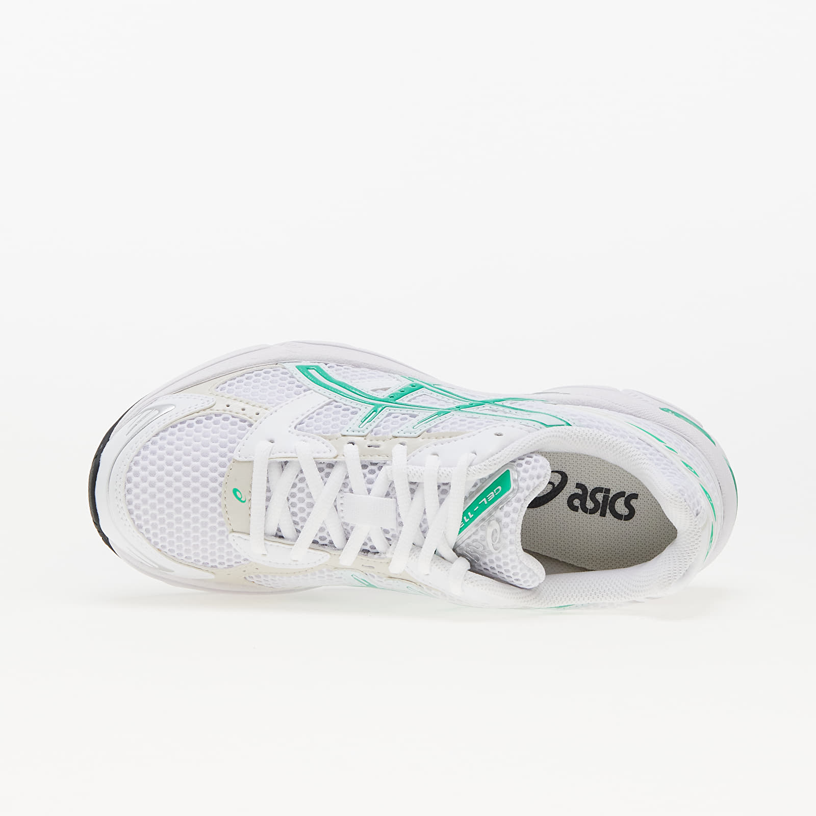 Încălțăminte și sneakerși pentru femei Asics Gel-1130 White/ Malachite Green