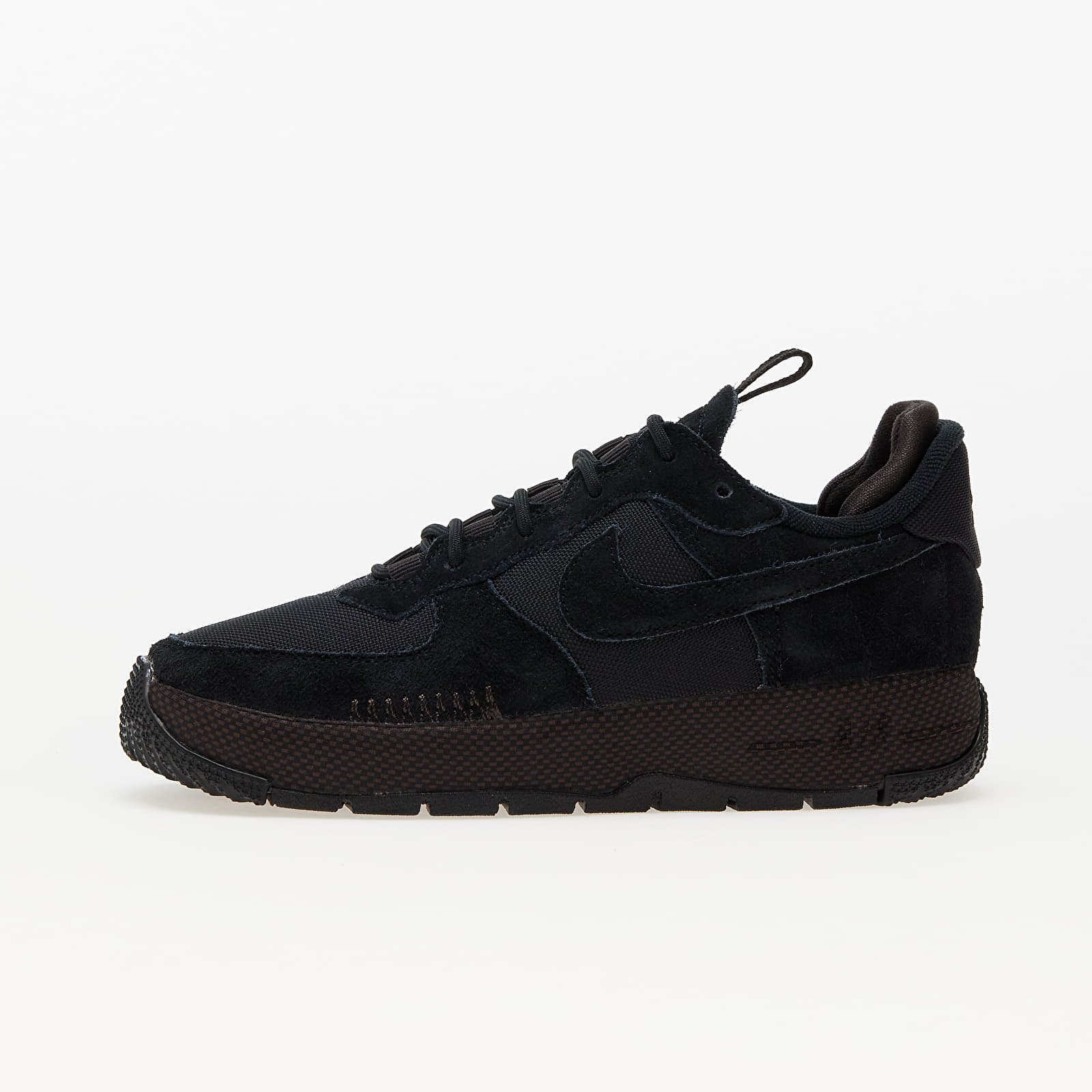 Дамски кецове и обувки Nike W Air Force 1 Wild Black/ Black-Velvet Brown-Cedar