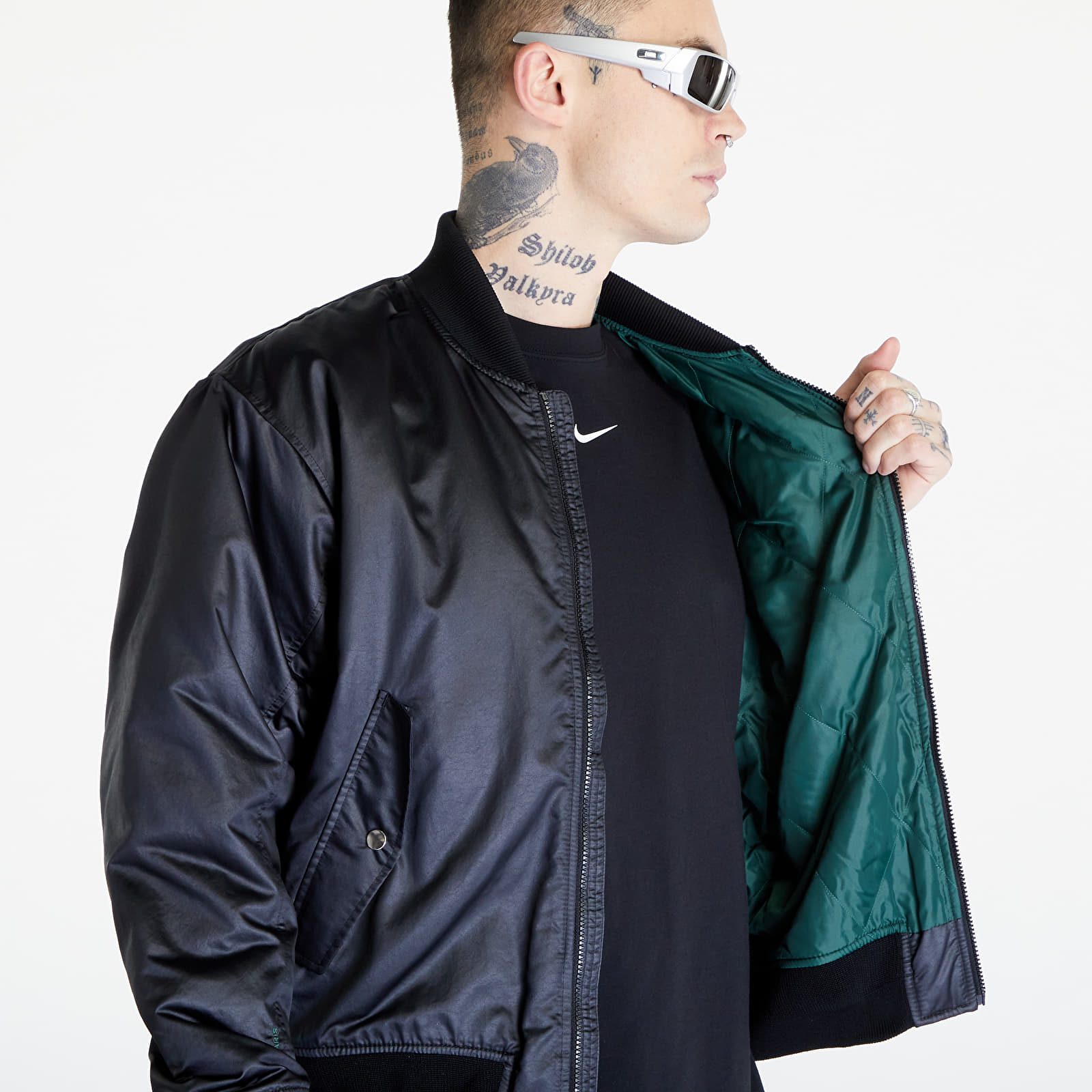 Geci și paltoane Jordan M J Paris Saint-Germain Ma-1 Jacket Black