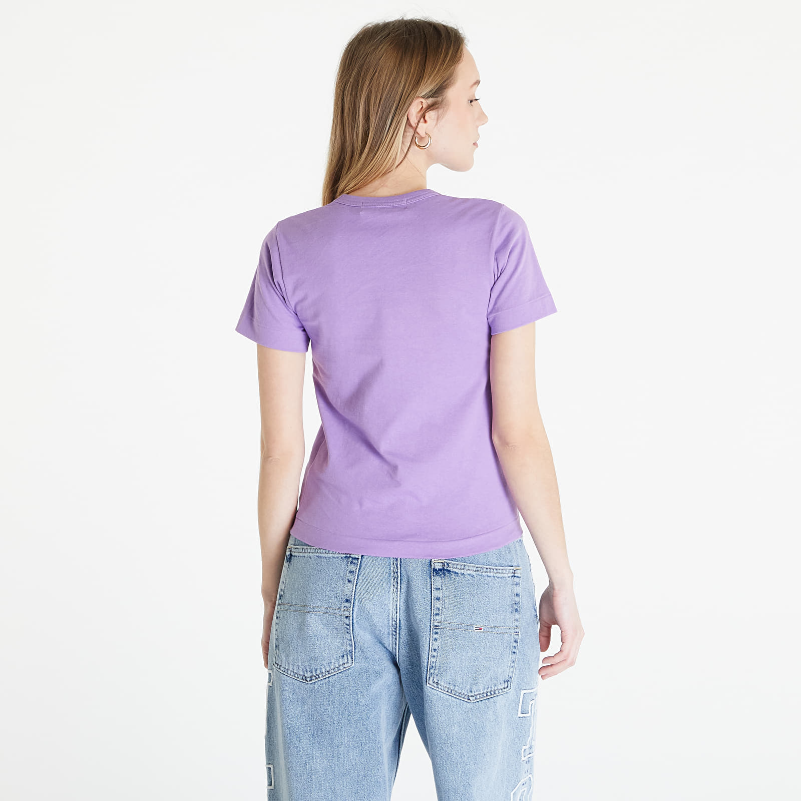 T-Shirts Comme des Garçons PLAY Heart Logo Short Sleeve Tee Lavender