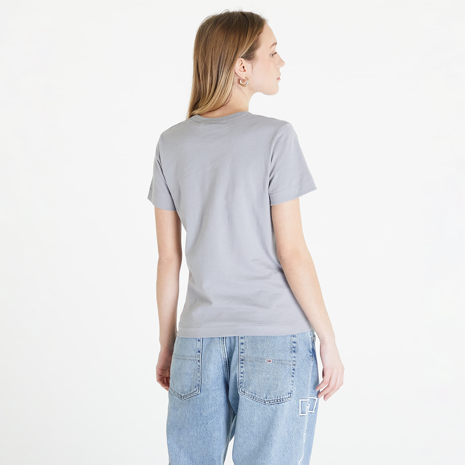 T-shirts Comme des Garçons PLAY Heart Logo Short Sleeve Tee Gray
