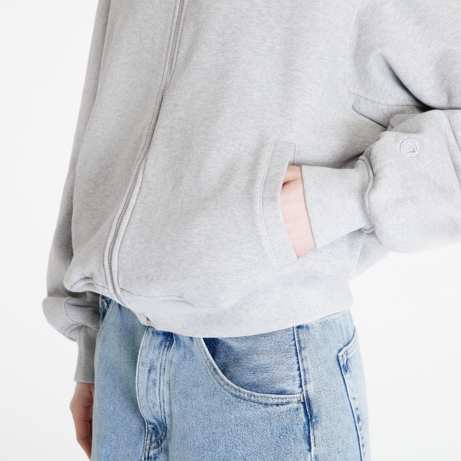 Kapucnis pulóverek és pulcsik Ambush Graphic Tracksuit Sweatshirt UNISEX Light Grey Blanc