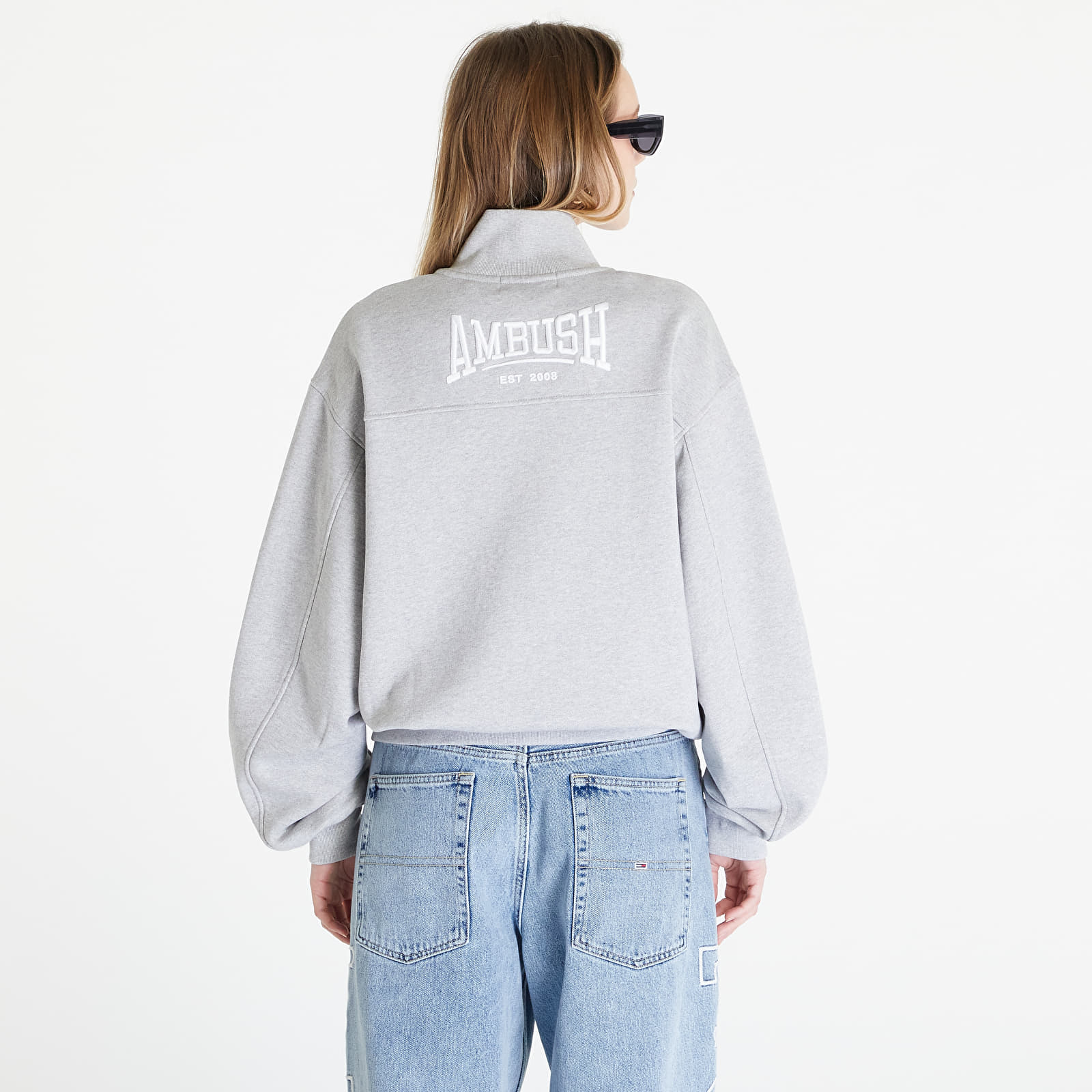 Kapucnis pulóverek és pulcsik Ambush Graphic Tracksuit Sweatshirt UNISEX Light Grey Blanc