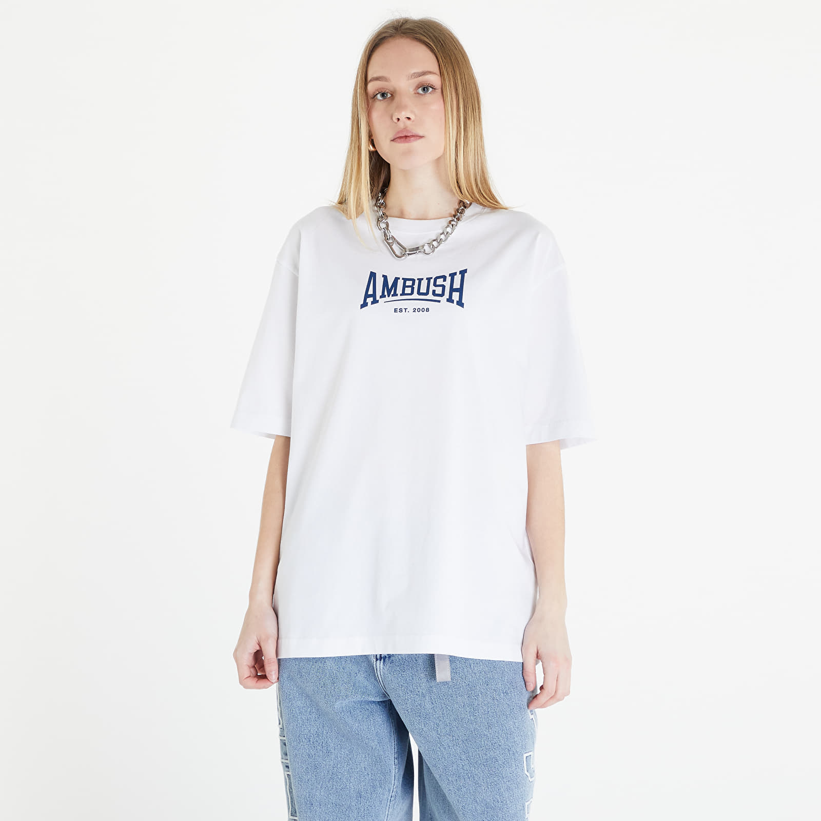 Tričká Ambush Graphic T-Shirt UNISEX Blanc de Blanc Insignia Blue