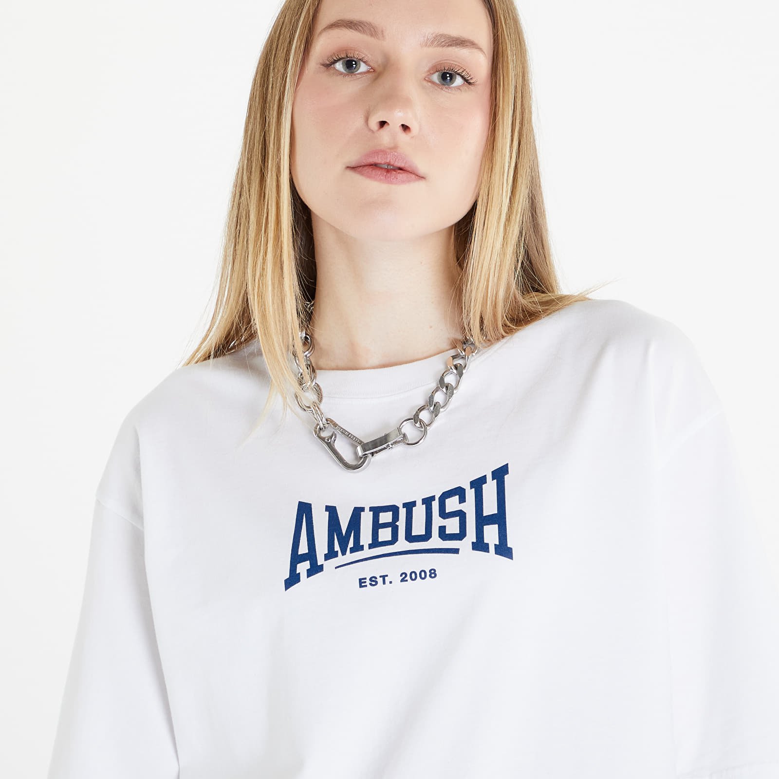 Tričká Ambush Graphic T-Shirt UNISEX Blanc de Blanc Insignia Blue