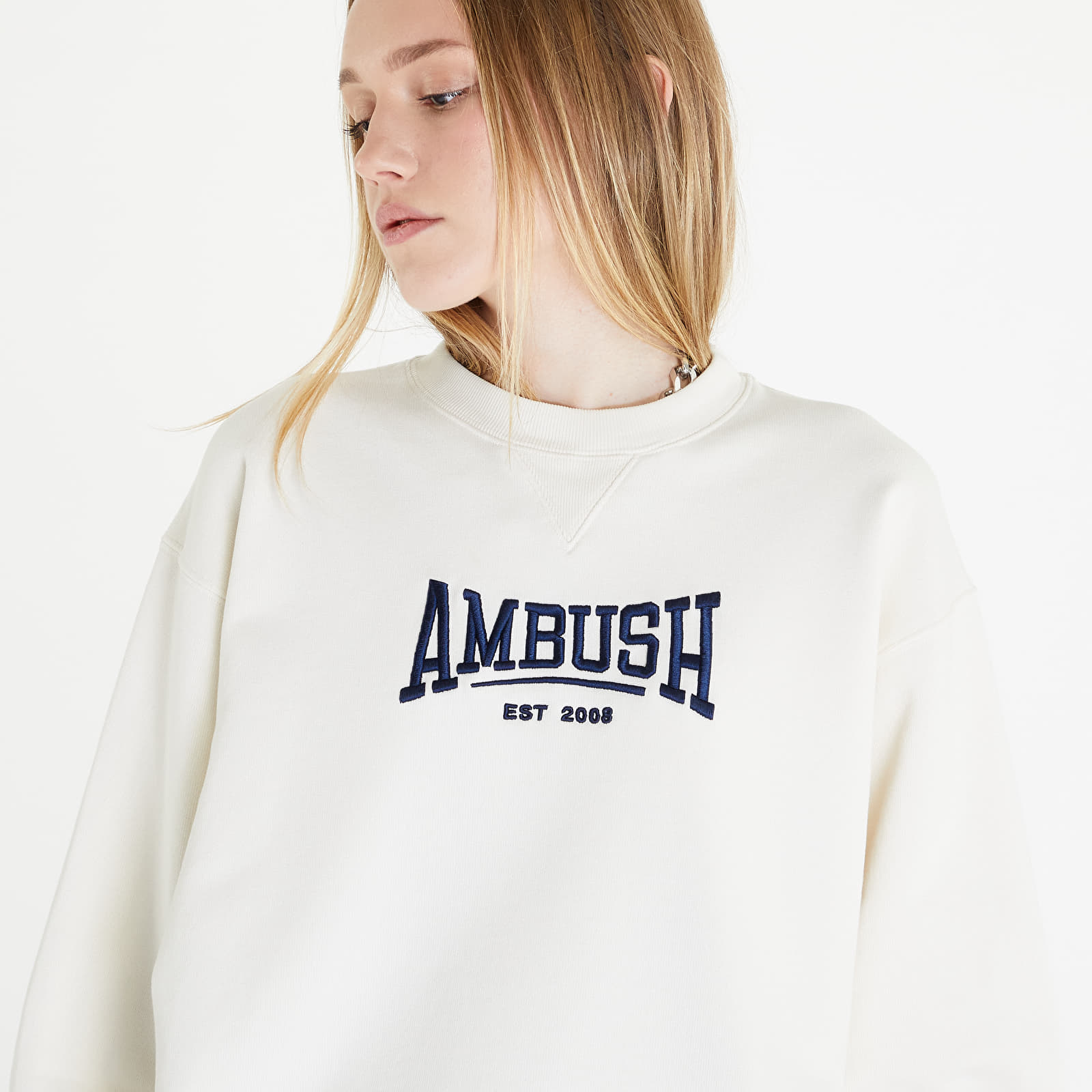 Hoodies and sweatshirts  Ambush Graphic Crewneck Sweatshirt UNISEX Tofu Insignia Blue