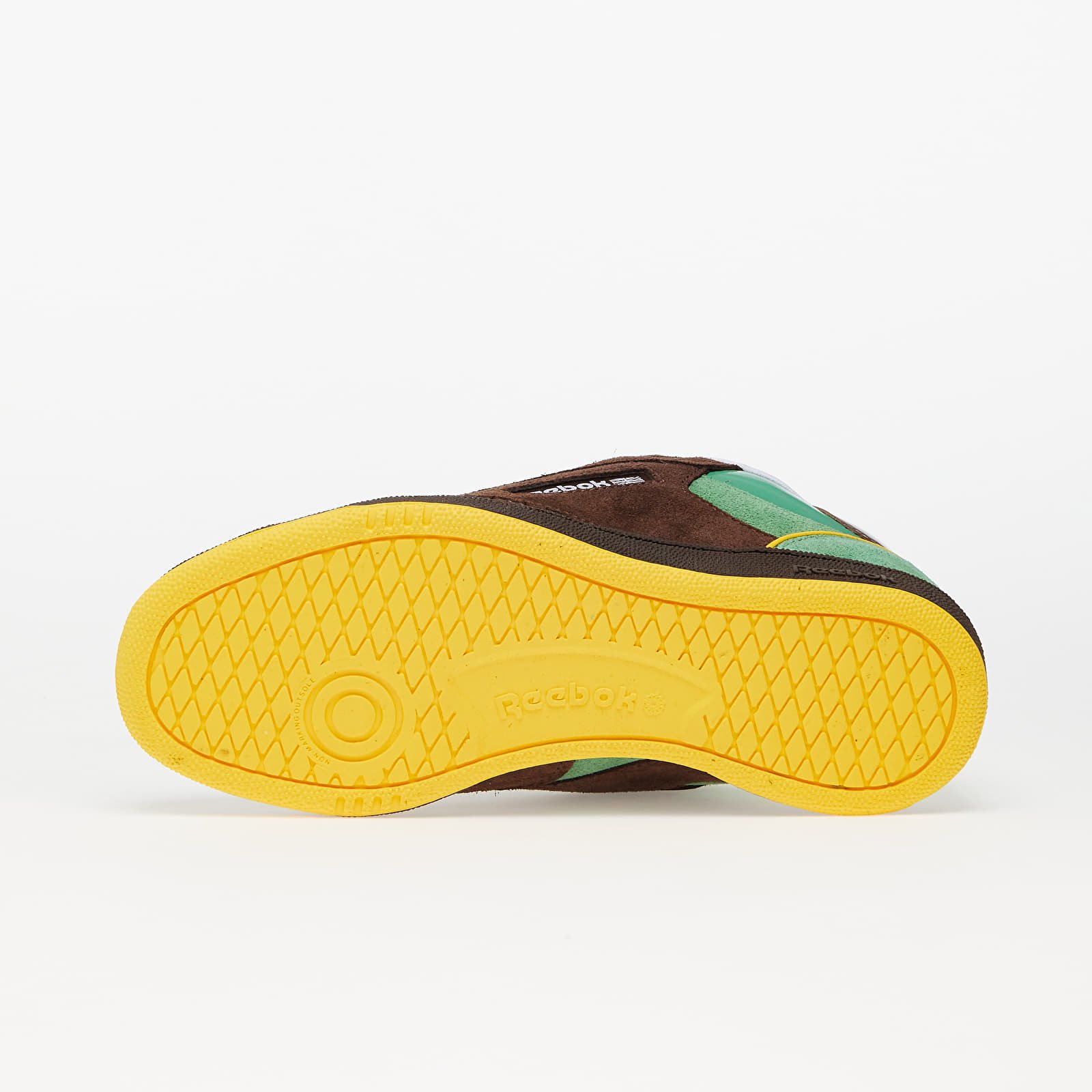 Herren Sneaker und Schuhe Reebok Club C Bulc Brush Brown/ Sport Green/ Always Yellow