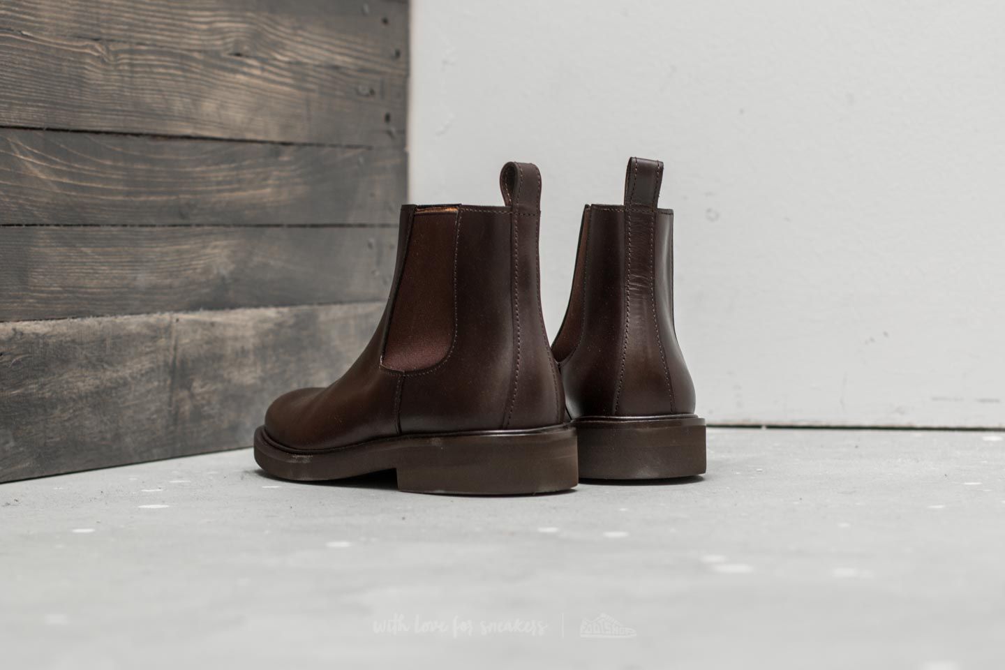 Men s shoes A.P.C. Boots Simeon Cae Marron Fonce Footshop