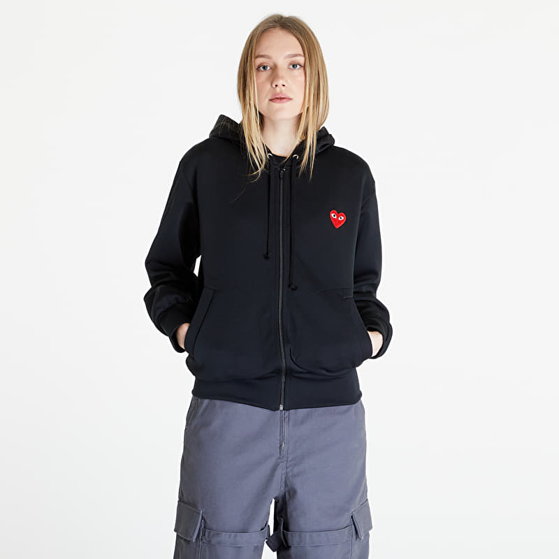 Sweatshirt Comme des Garçons PLAY Heart Logo Sweatshirt Knit UNISEX Black