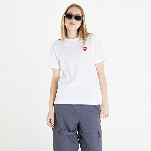 Majice Comme des Garçons PLAY Tee UNISEX White