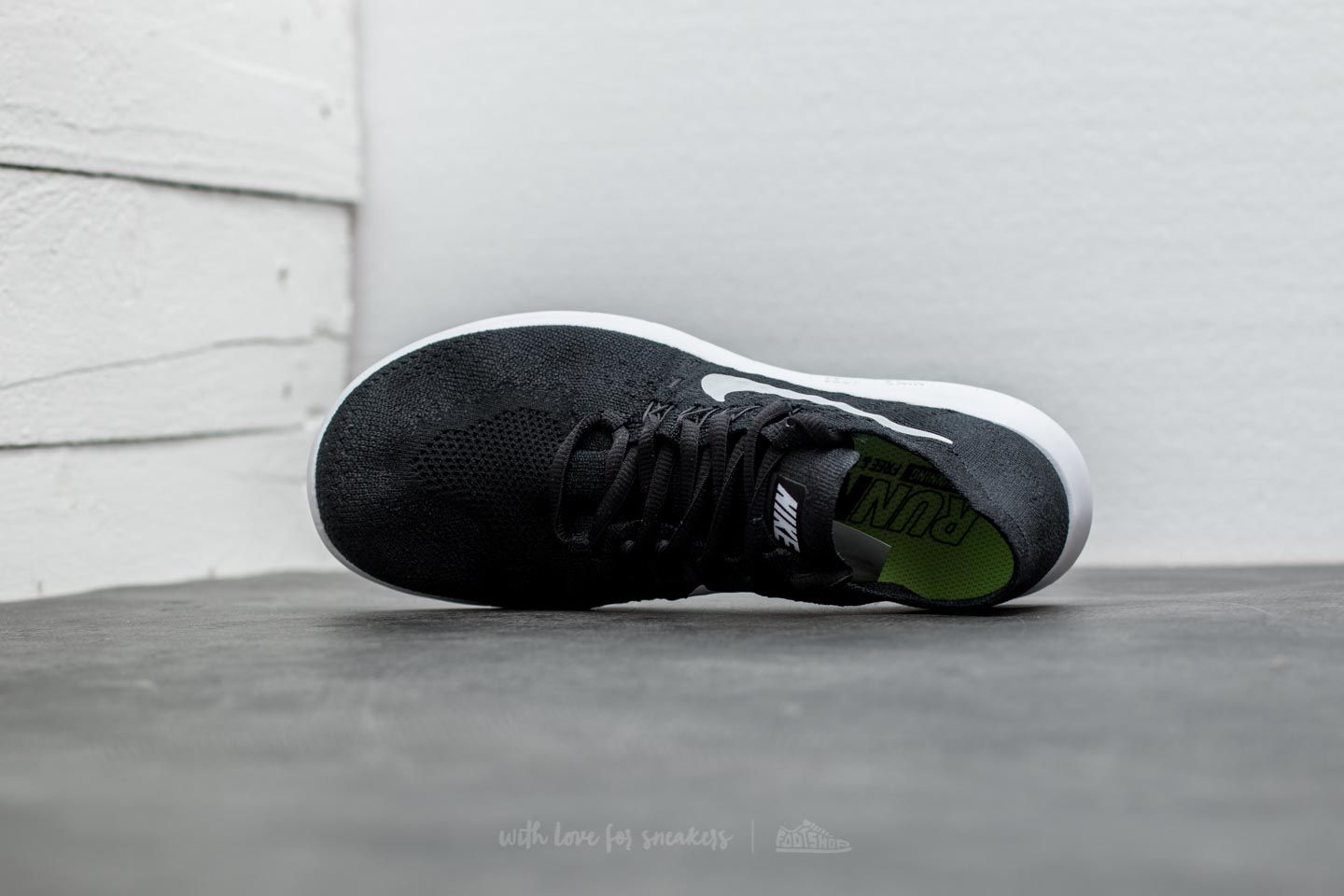 Nike free rn flyknit 2017 shop all black