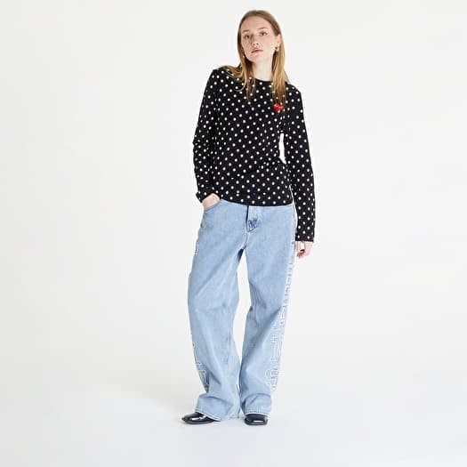 T-shirts Comme des Garçons PLAY Heart Logo Long Sleeve Tee