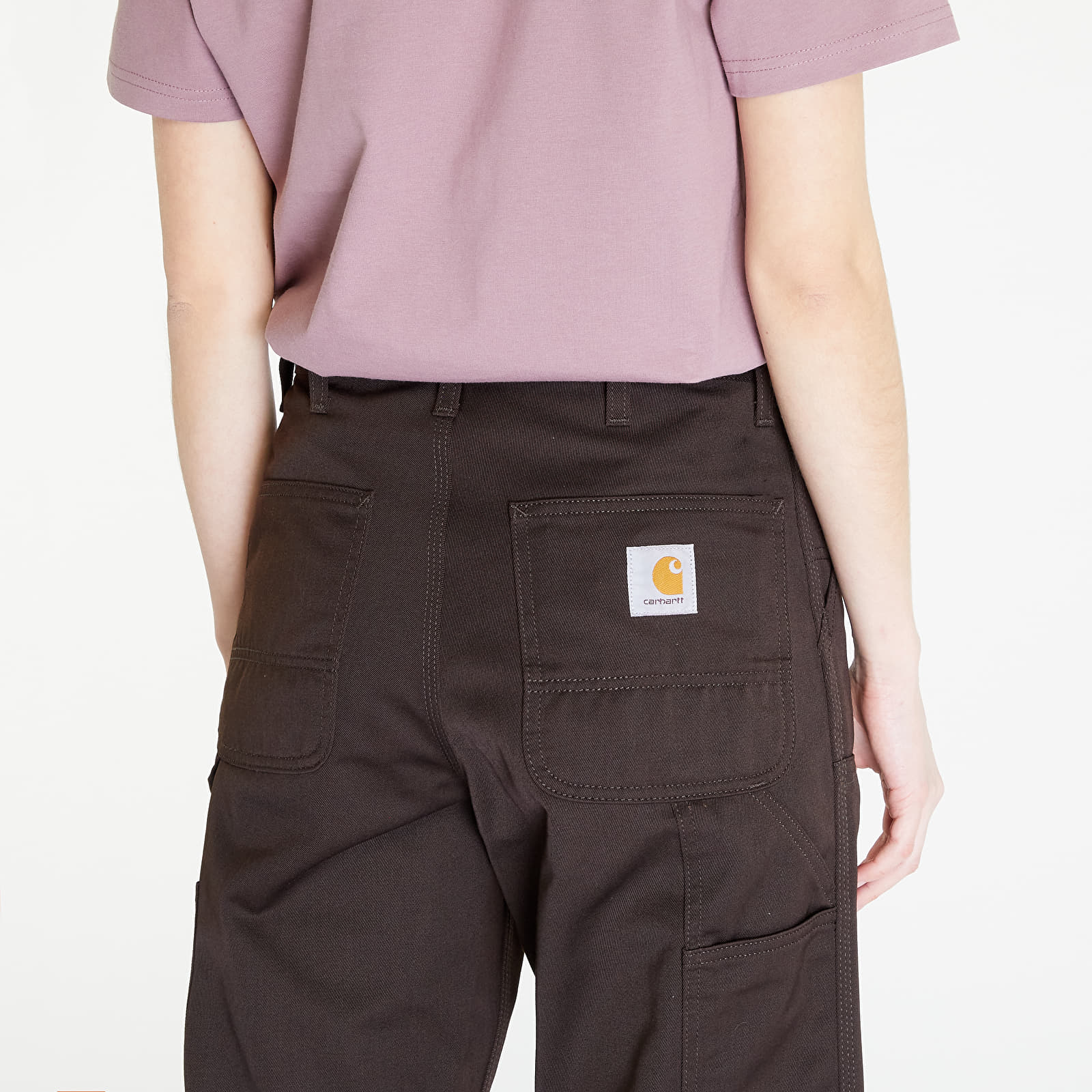 Nadrágok Carhartt WIP Double Knee Pant UNISEX Tobacco Rinsed