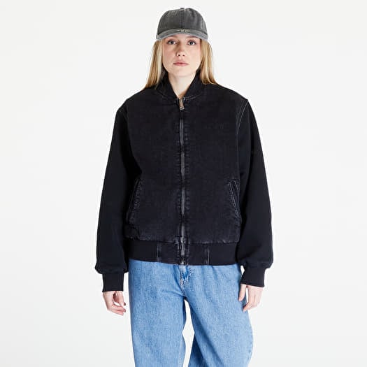 Carhartt bomber jacket black clearance
