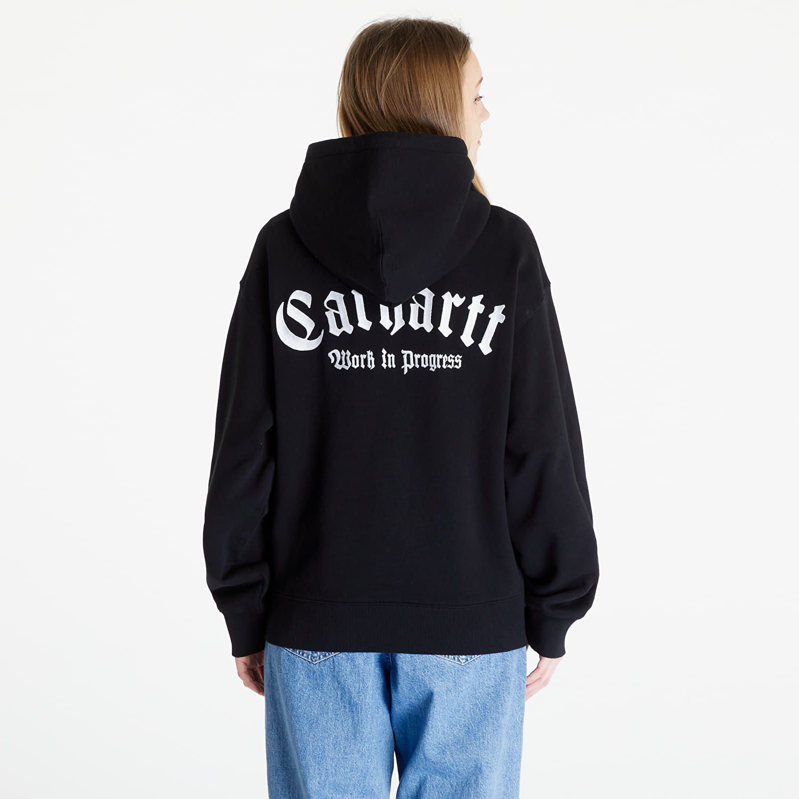 Sweatshirts Carhartt WIP Hooded Onyx Script Sweat UNISEX Black/ White