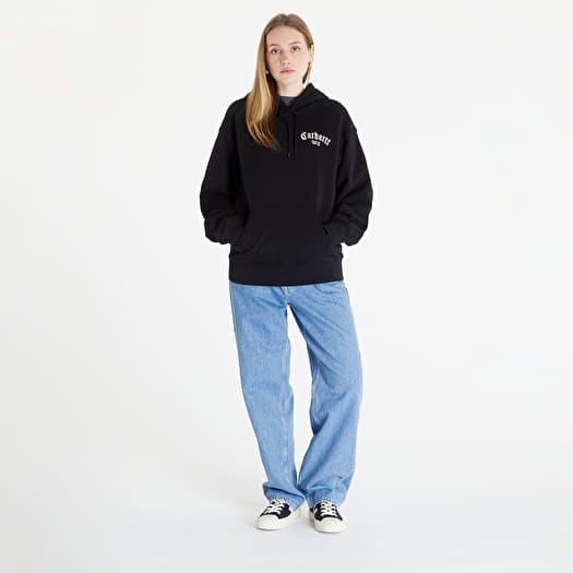 Carhartt WIP Hooded Onyx Script Sweat Black | BSTN Store