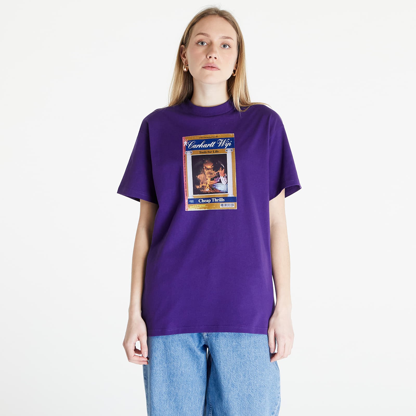 Koszulki Carhartt WIP S/S Cheap Thrills T-Shirt UNISEX Tyrian