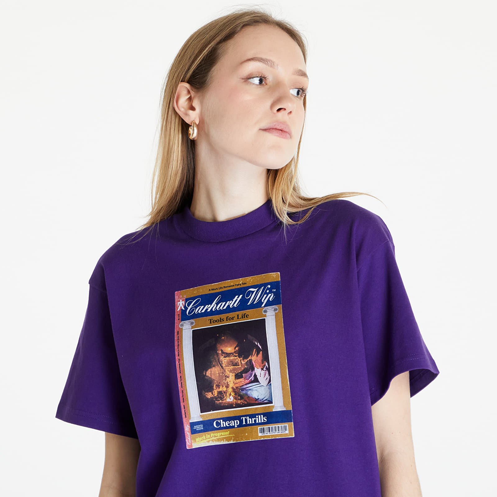 Koszulki Carhartt WIP S/S Cheap Thrills T-Shirt UNISEX Tyrian