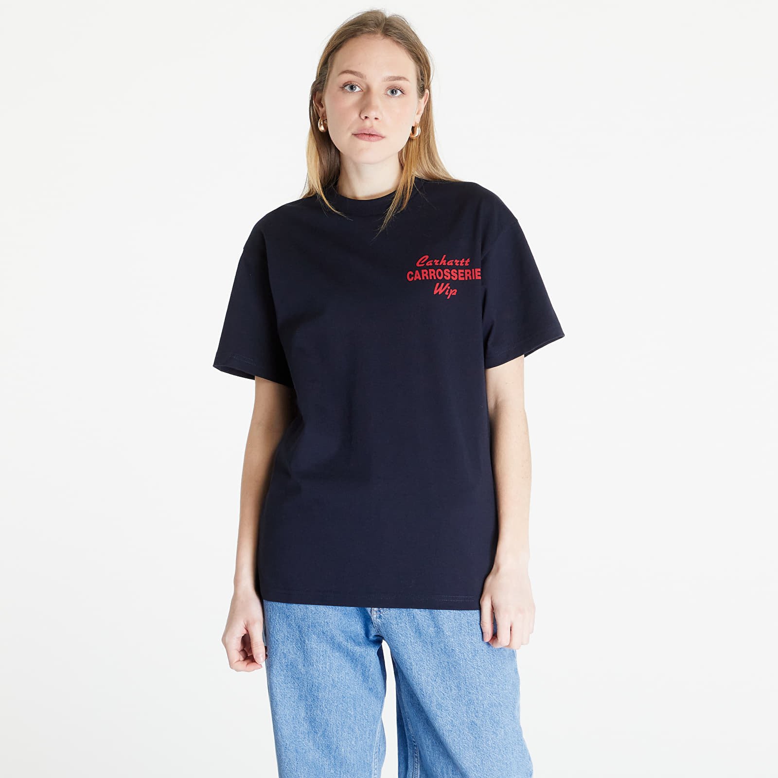Тениски Carhartt WIP S/S Mechanics T-Shirt UNISEX Dark Navy