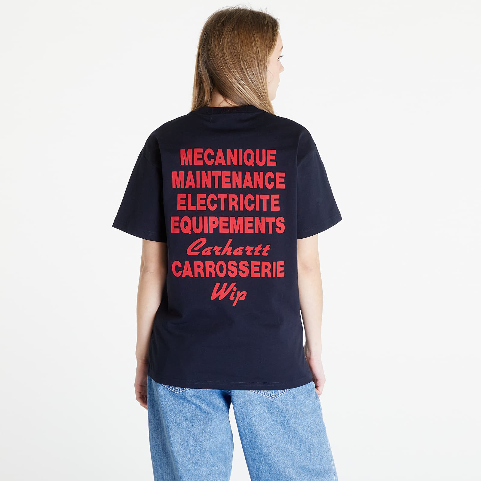 Тениски Carhartt WIP S/S Mechanics T-Shirt UNISEX Dark Navy