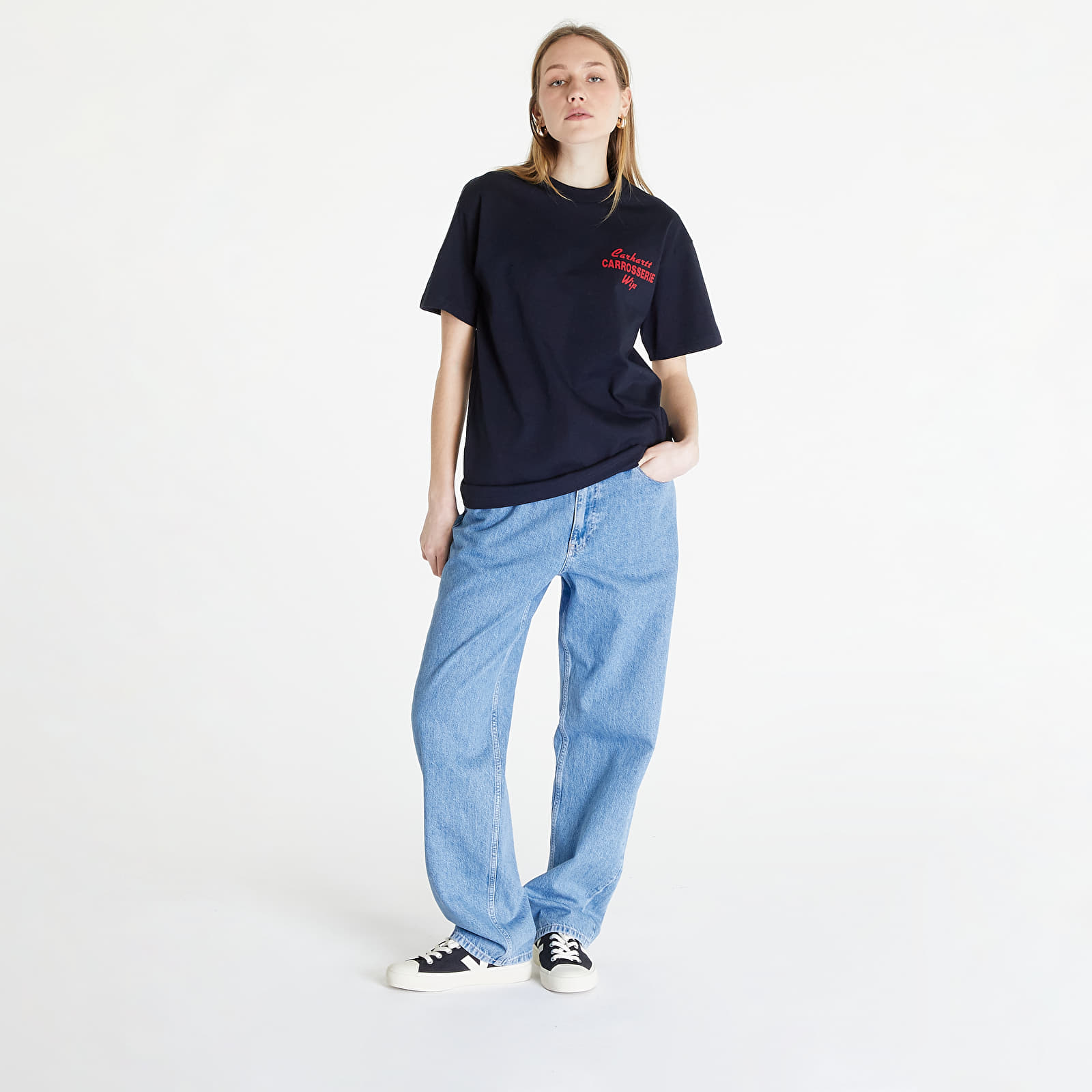 Тениски Carhartt WIP S/S Mechanics T-Shirt UNISEX Dark Navy