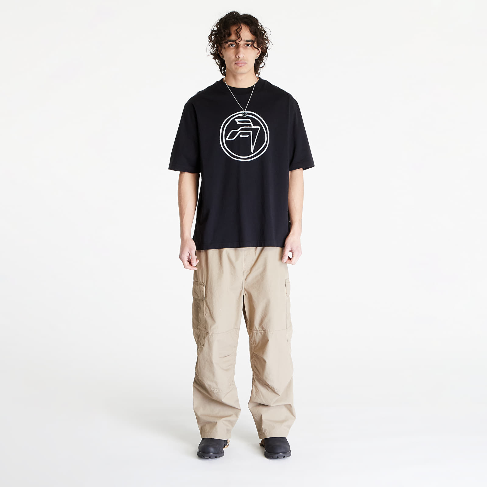 Pantaloni și blugi Carhartt WIP Jet Cargo Pant Leather Rinsed