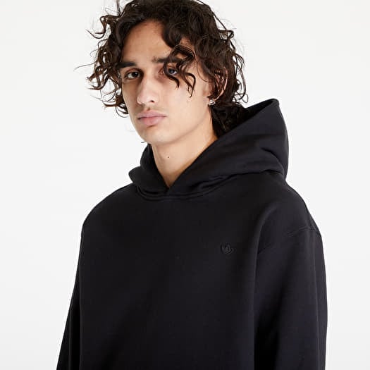 Adidas black hoodie clearance
