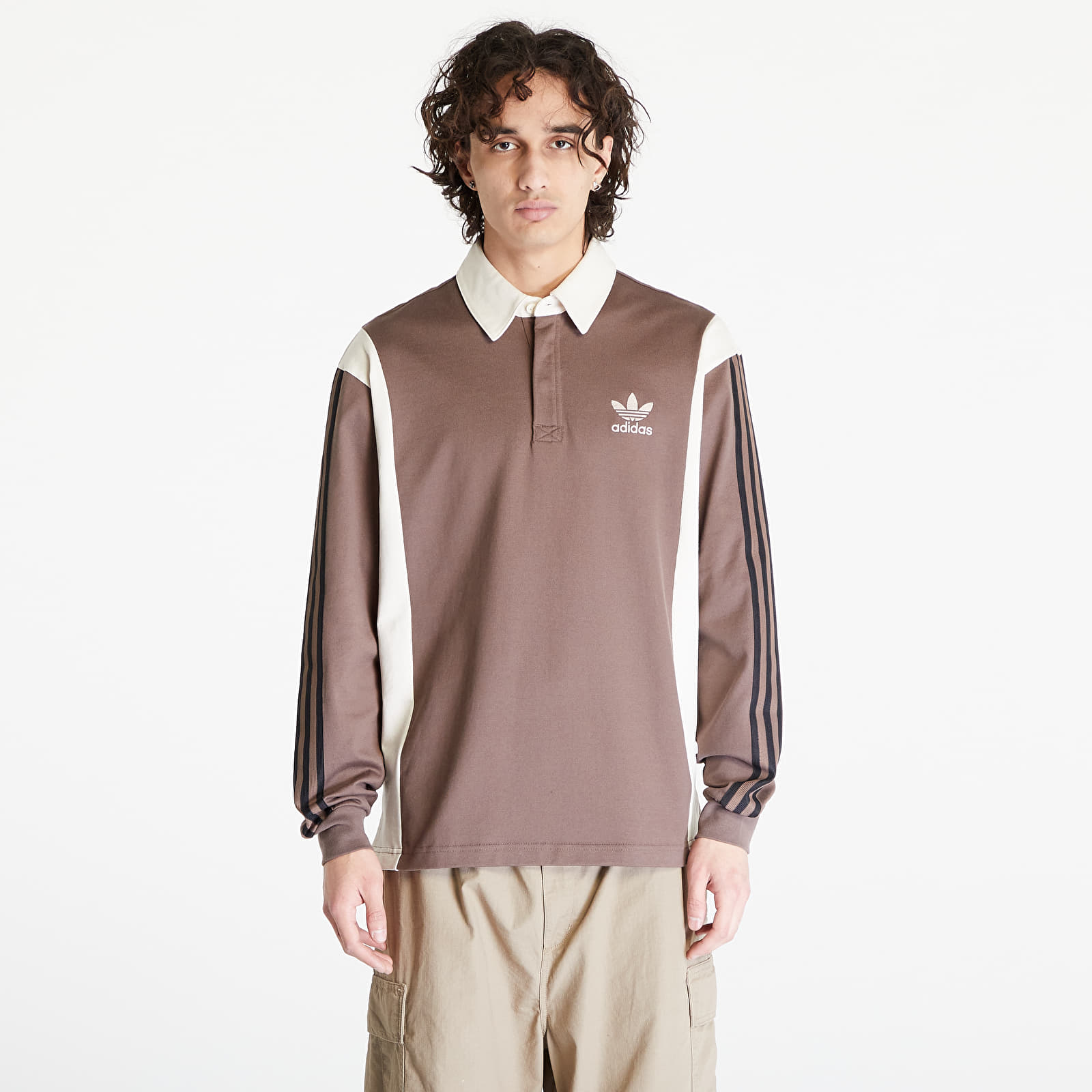 T-shirts adidas Rugby Polo Shirt Earth Strata