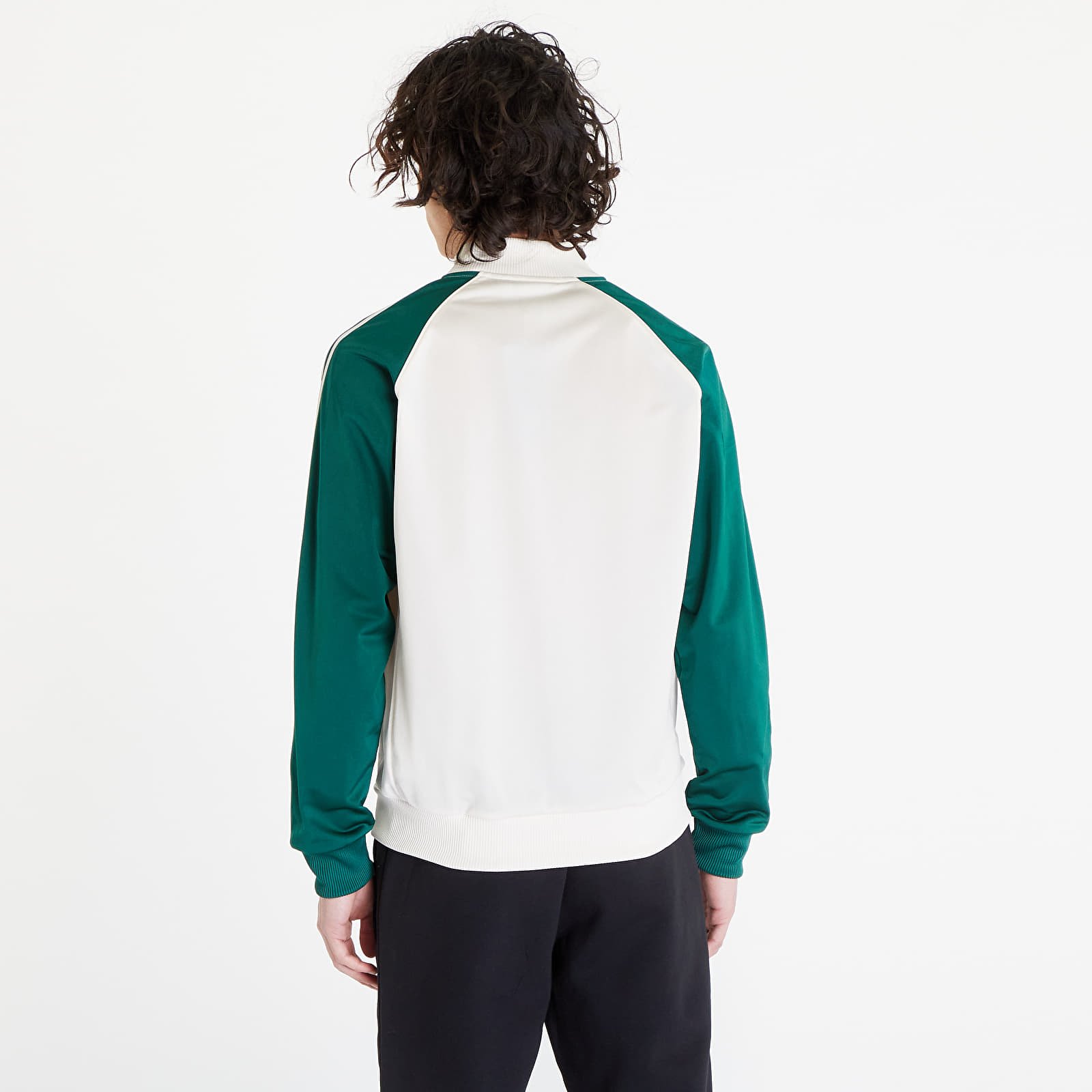 Hanorace adidas Originals SST Track Top Wonder White/ Collegiate Green
