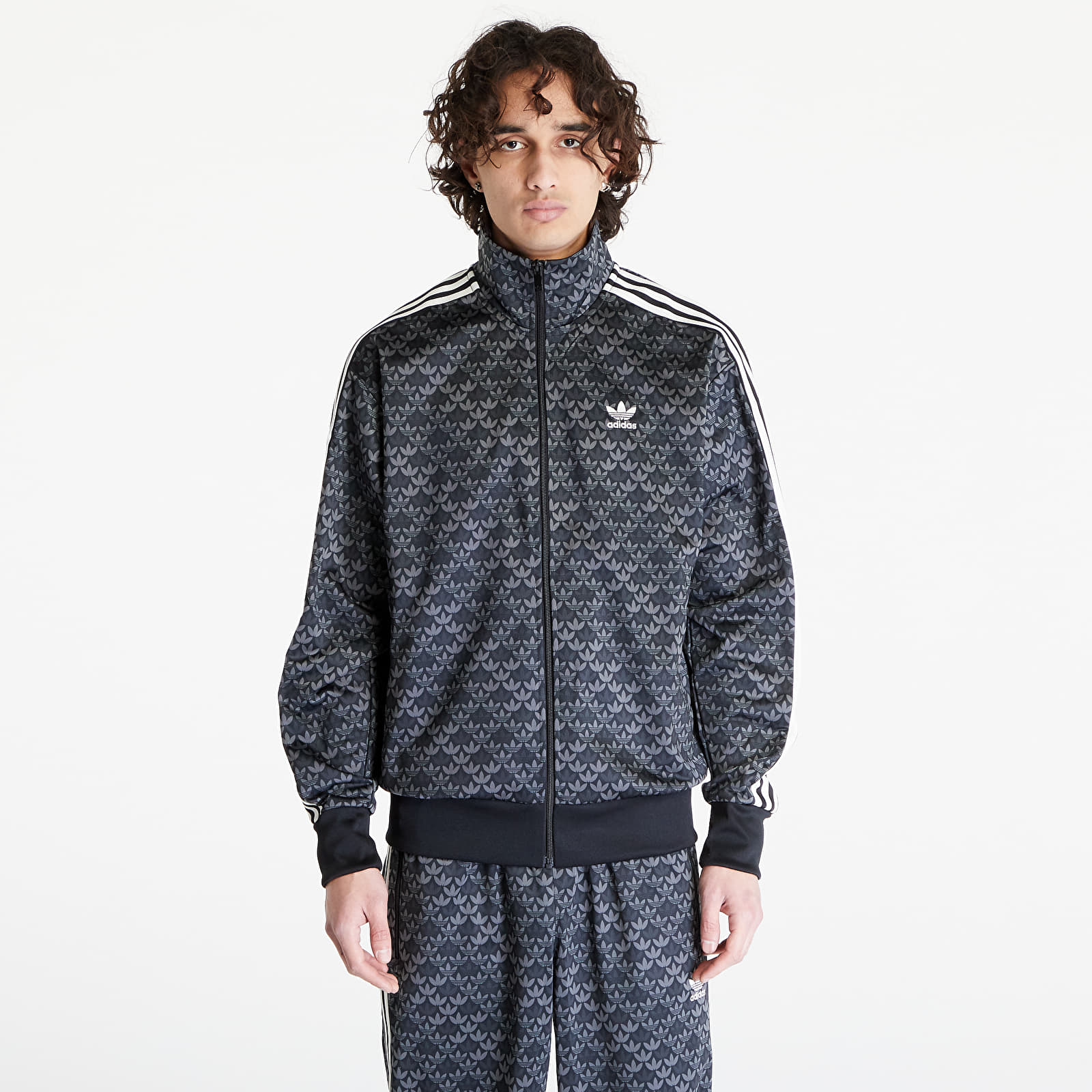 Hanorace adidas Football Classic Mono Track Top Black