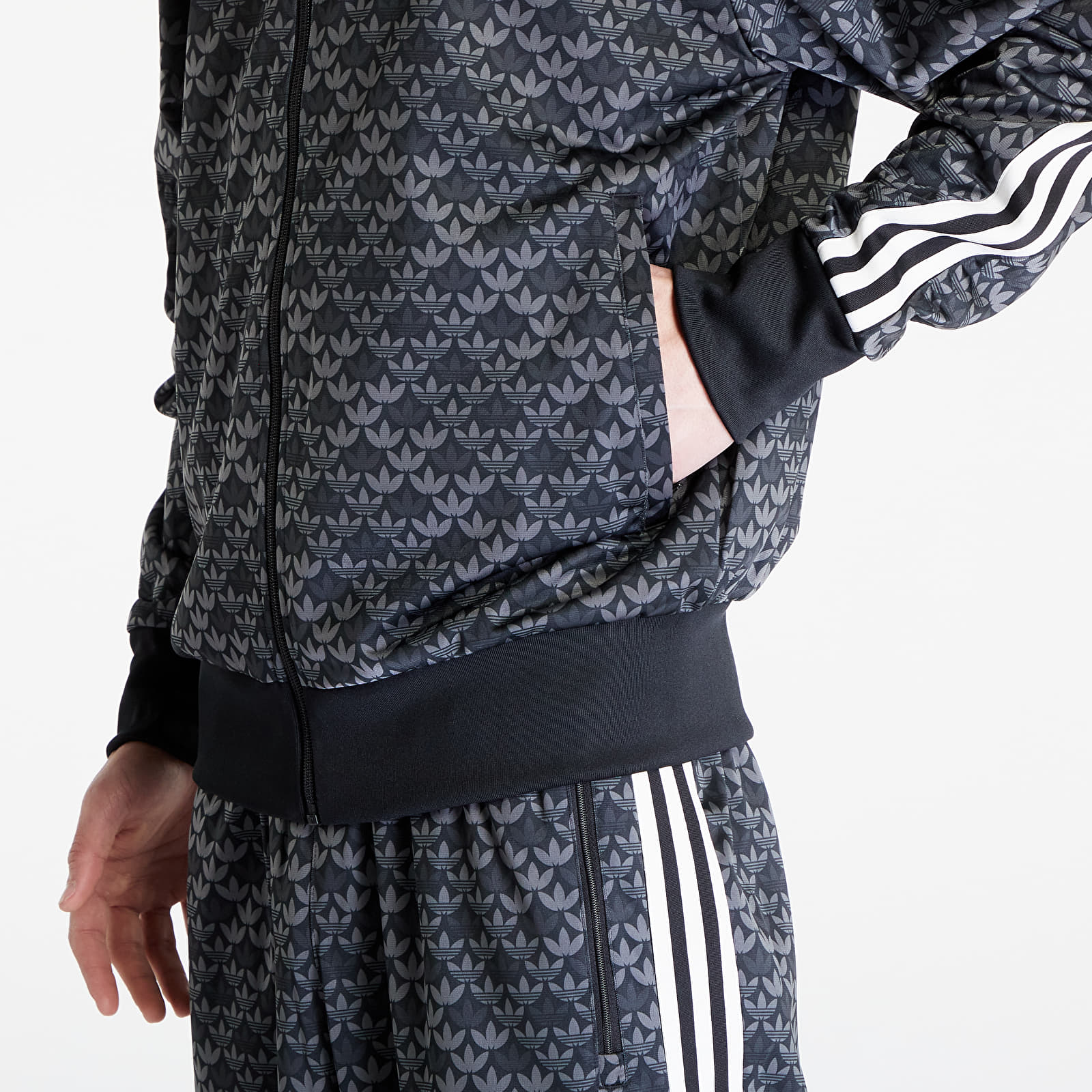 Hanorace adidas Football Classic Mono Track Top Black