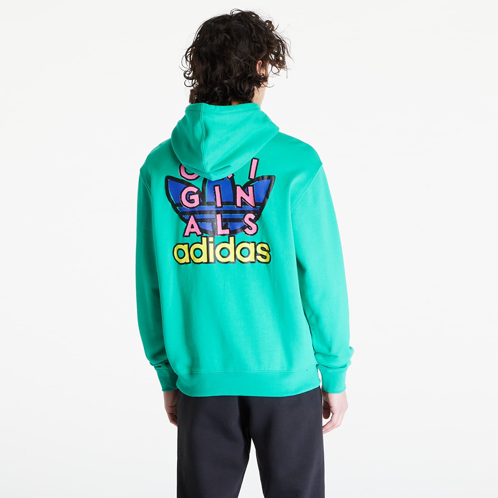 Adidas originals repeat iridescent trefoil overhead hoodie discount
