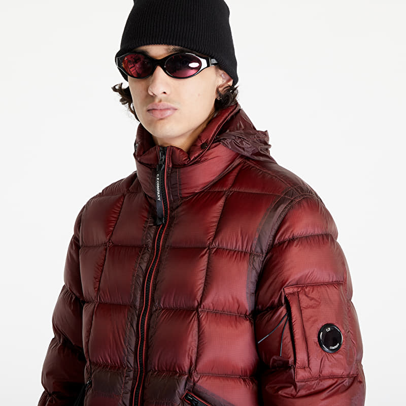 Geci C.P. Company D.D. Shell Concealable Hood Down Jacket Ketchup