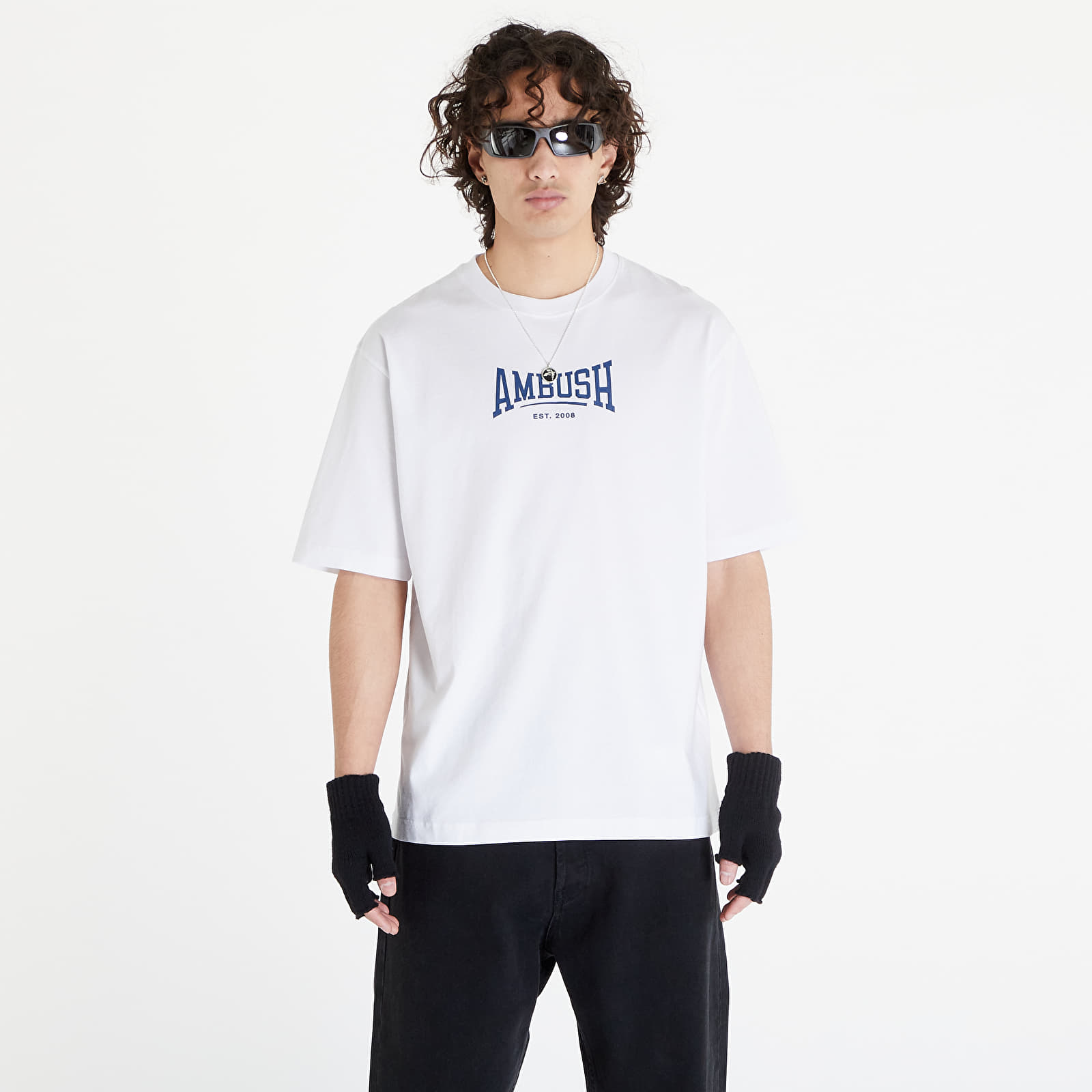 Тениски Ambush Graphic T-Shirt UNISEX Blanc de Blanc Insignia Blue