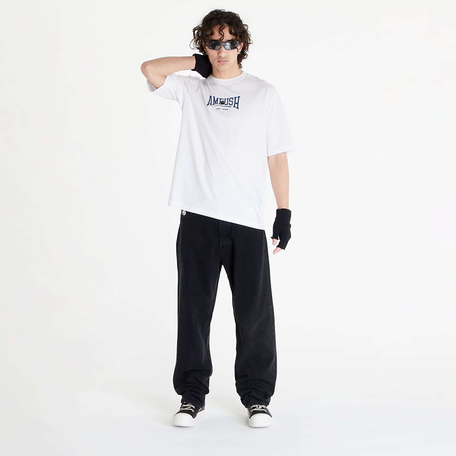 Tričká Ambush Graphic T-Shirt UNISEX Blanc de Blanc Insignia Blue