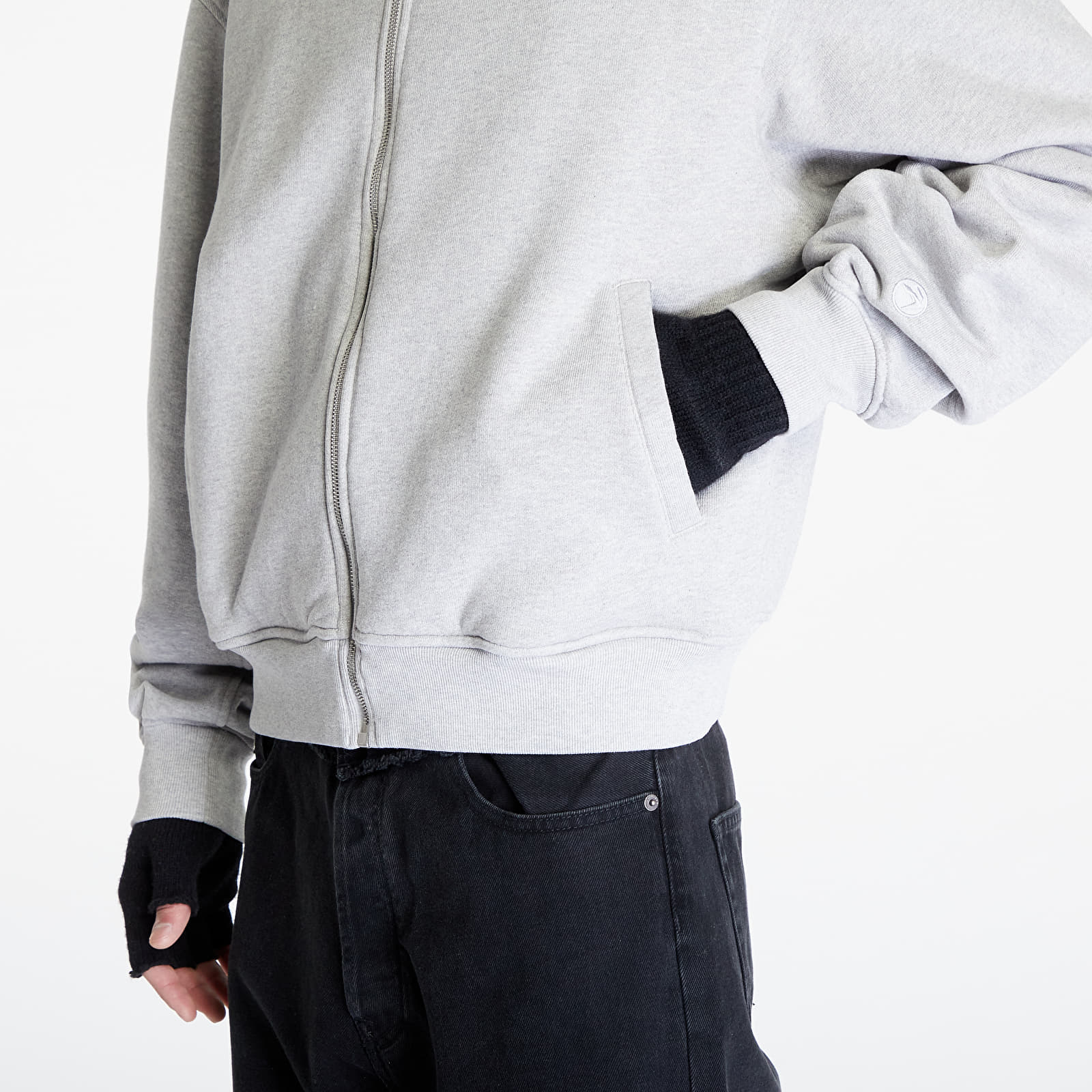 Kapucnis pulóverek és pulcsik Ambush Graphic Tracksuit Sweatshirt UNISEX Light Grey Blanc